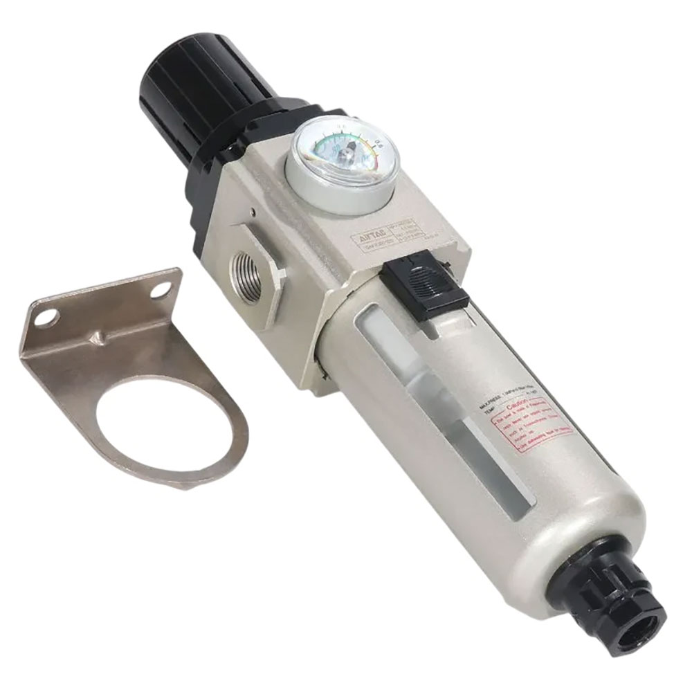 Regulator for trykkluft med filter