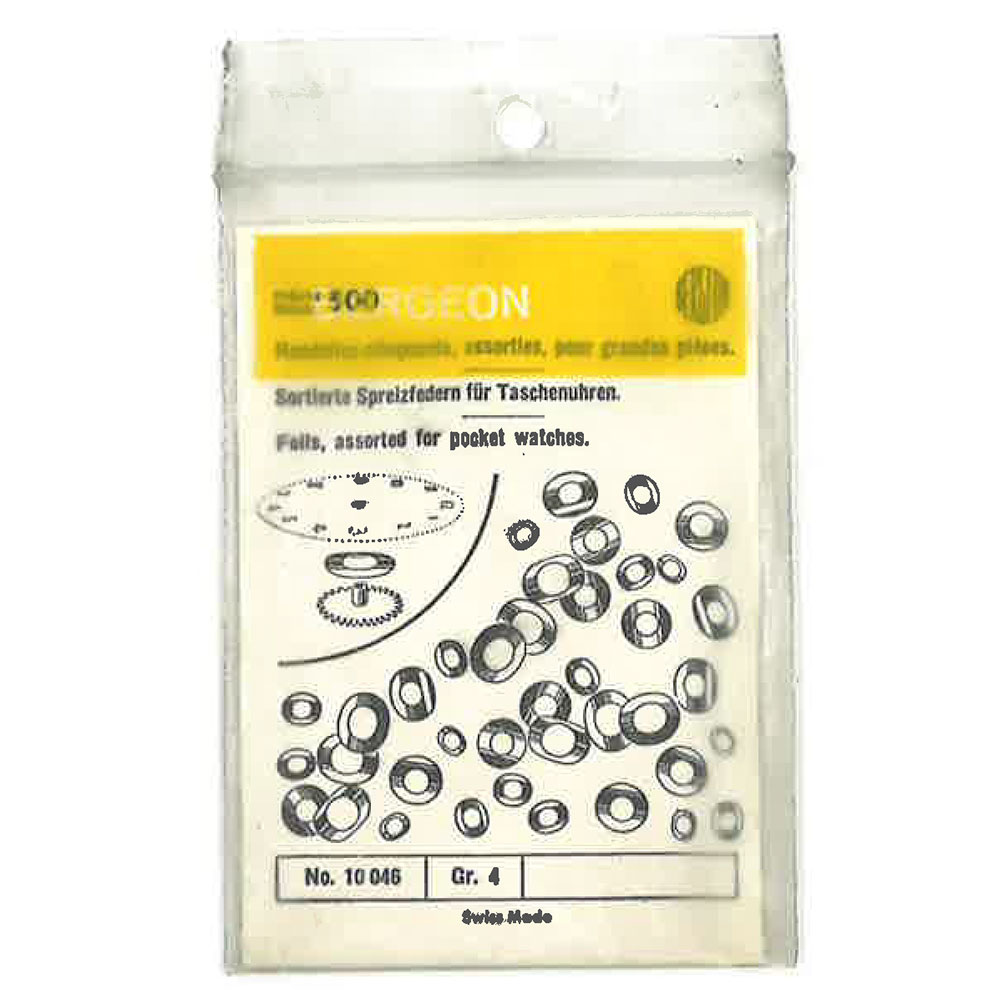 Viserbrikker for lommeur Bergeon 10046, 500 stk