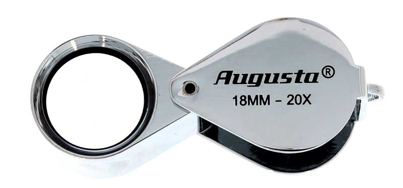 Lupe stein 20 X Aug