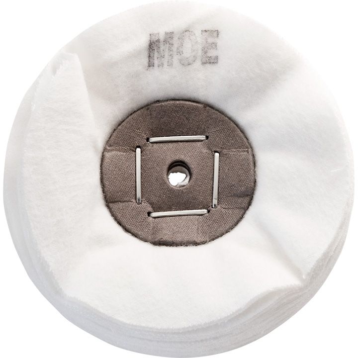 Merard Polerskive høyglans 100x20mm Flanell 30 lag Hvit