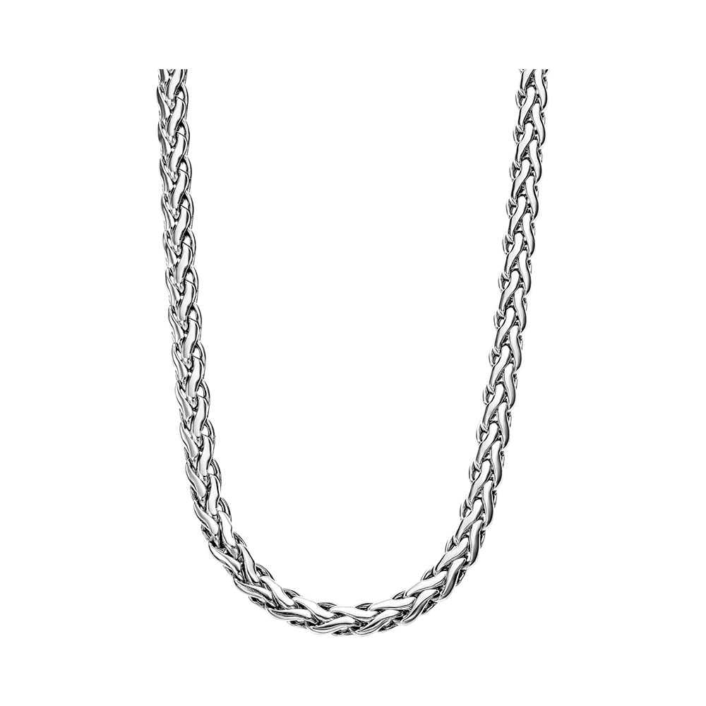 Lotus Style, kjede i stål (bredde 5 mm, lengde 54,5 - 60cm)